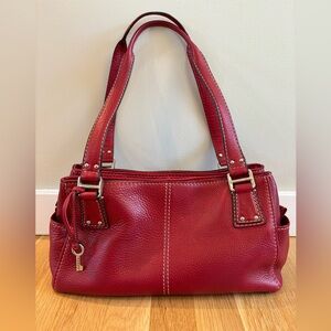 Fossil Leather Handbag